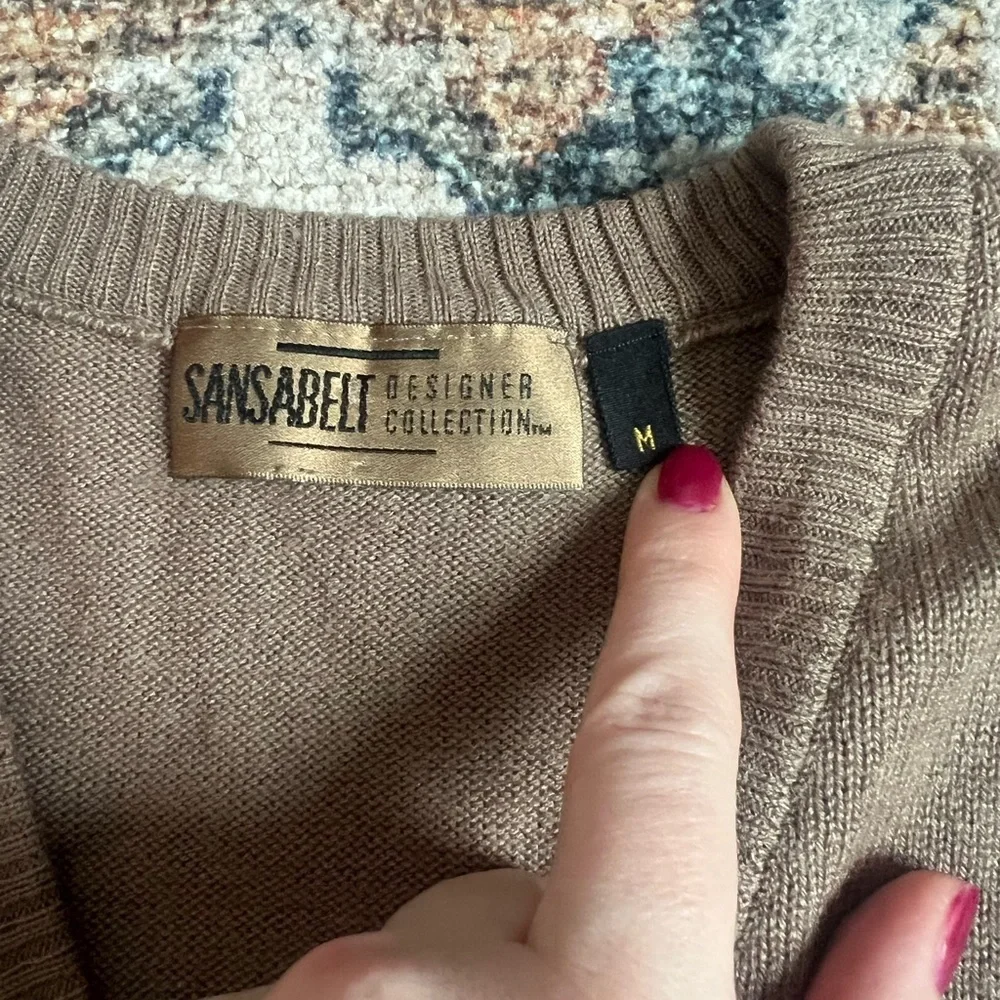 Vintage Men's Brown Grandpa Sweater Vest